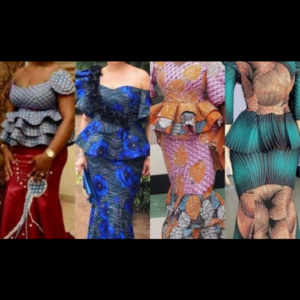 Ankara Skirt and Blouse
